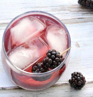 Blackberry Vanilla Cocktail